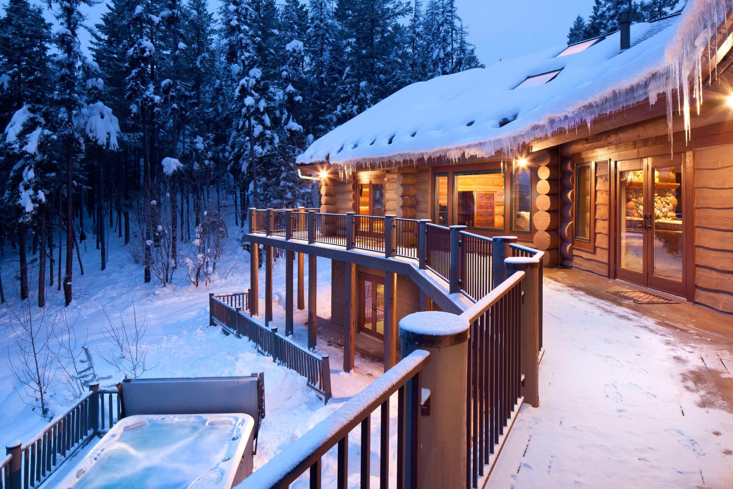 Luxury ski cabin in Whitefish